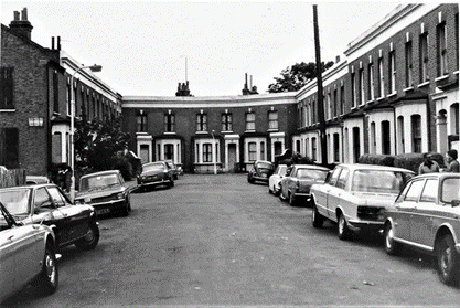 Domville Grove. c1977. This small road was off Albany Road just along from and opposite Shorncliffe Road.   X.png