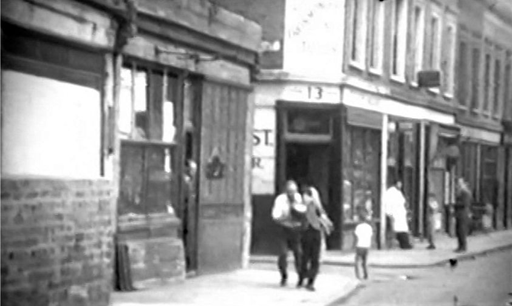 Blackwood Street c1962, Kingston Street on left is no longer there.  X.png