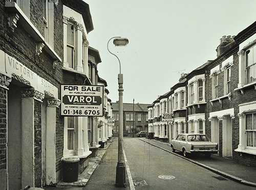 Victoria Square, Camberwell, 1973, off New Church Road. Disappeared under Burgess Park.  X.png
