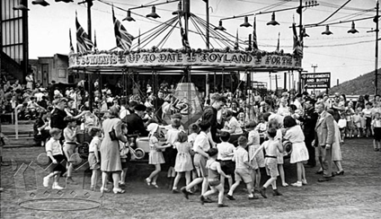 1 Ilderton Road. Women and Childrens Sports at New Cross stadium, 1943.   X..png
