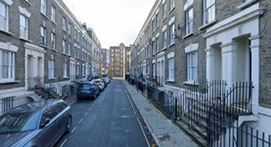 Gaywood Street, 2021, same location, looking towards St Georges Road. No longer runs to London Road, stops just behind. X..png