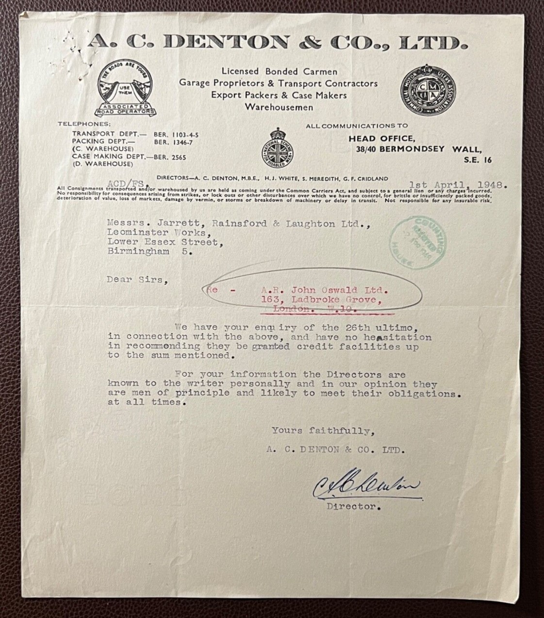 Bermondsey Wall, 1948.  X..jpg