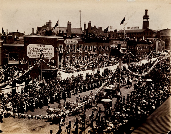 Borough Road,1897, Diamond Jubilee Procession, 60th anniversary of Queen Victoria's accession.  1.png