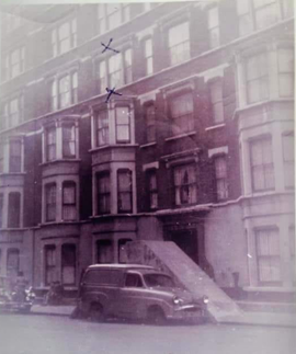 Albany Road with the air raid shelters, c1960.  1  X..png