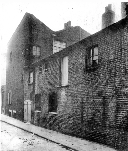 Woodlands Place, 1922, now Bacon Grove, off Grange Road.  X.png