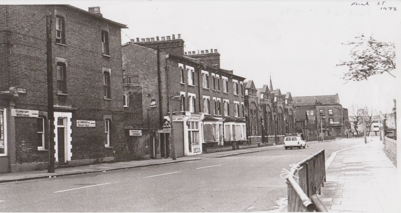 Flint street, the white building on the left is Graham Smith Builders.  X..jpg