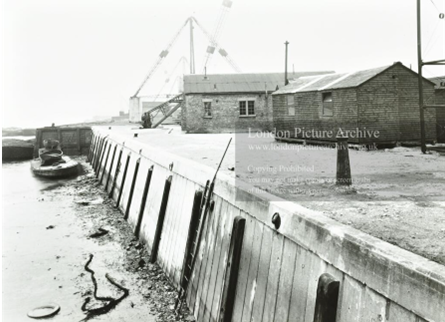 South Wharf River Fire Station, c1950. Today the site of Surrey Docks Farm.  1  X..png