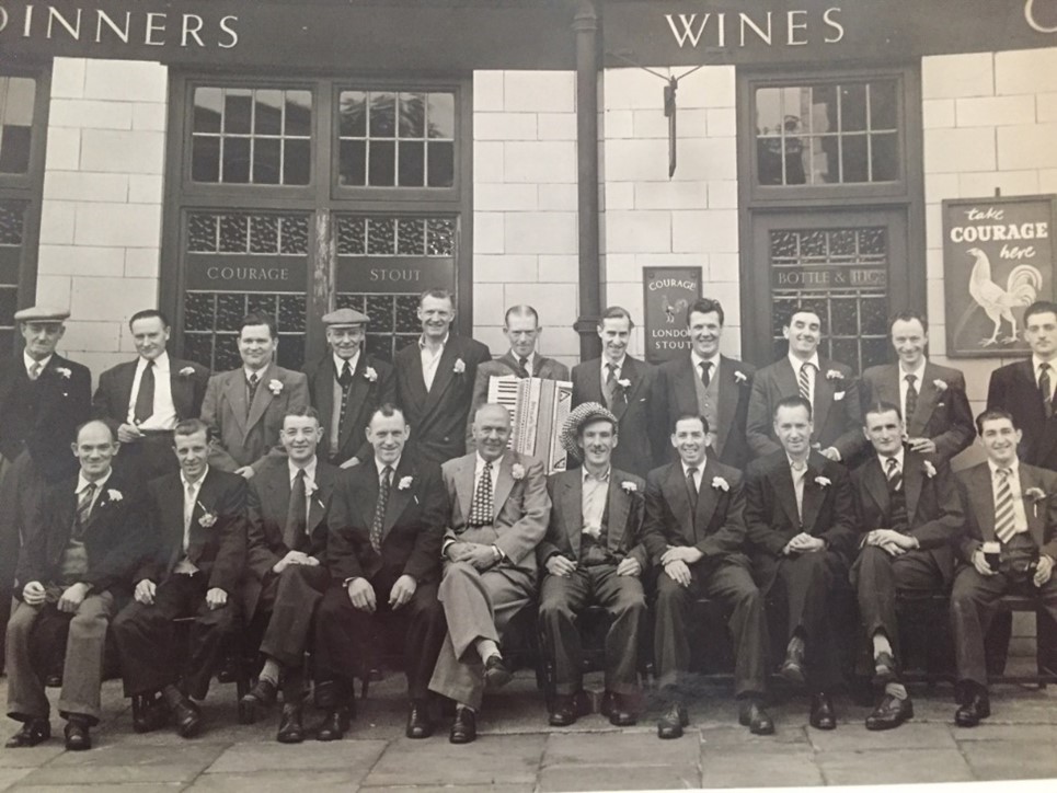 Rolls Road, Picture states The Gloucester Arms, 1954.   X..jpg