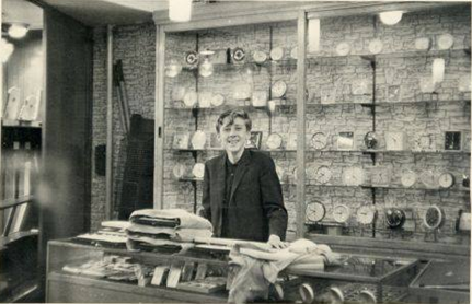 Tower Bridge Road, Peter Leaver in Stephen Tree’s Jewellers, c1966.  1. X..png