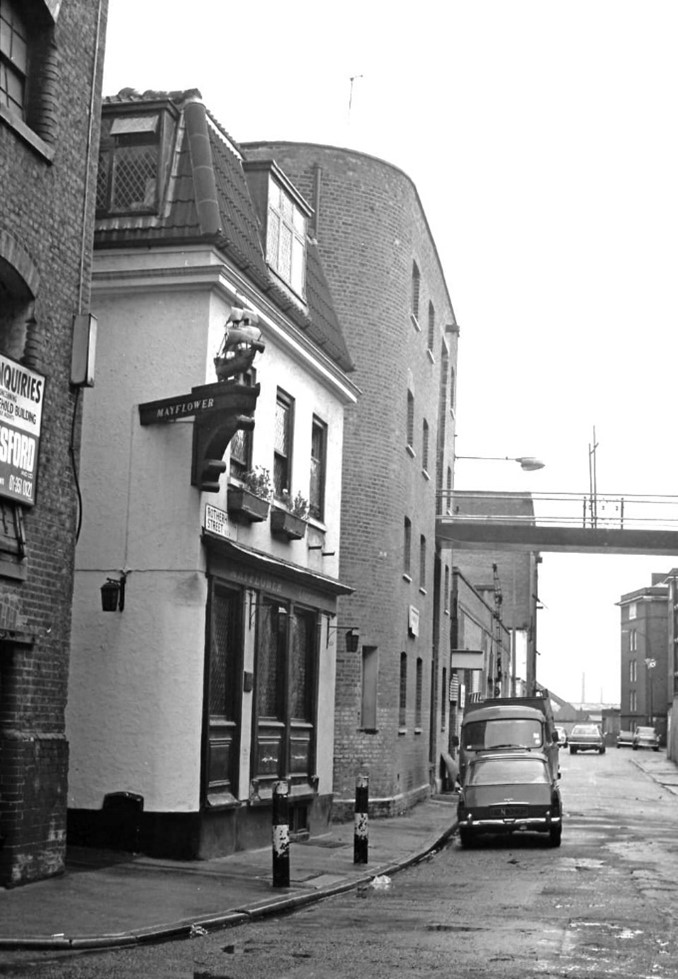 Rotherhithe Street, Mayflower Pub, c1973.  X..jpg