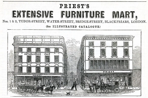 BLACKFRIARS, PRIEST’S FURNITURE MART, c1881.      X..png