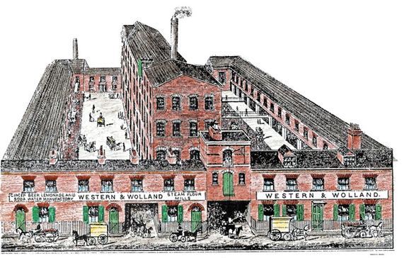 Grange Walk, the Ginger Beer Factory c1865.  X..png