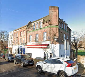 2. Commercial Way, site of  The Surrey View Tavern, c2022, Canal all gone.  1  X..png