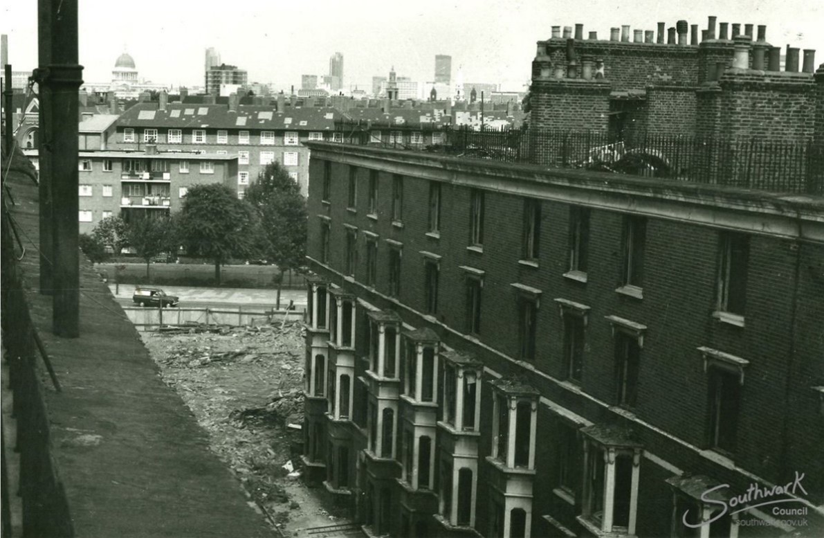 Pollock Road c.1972. looking towards New Kent Road.   X..jpg