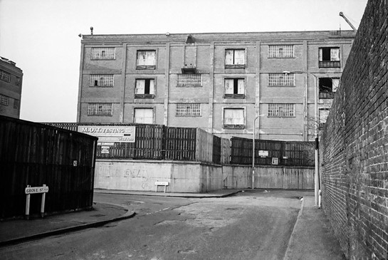 Plough Way left, Grove Street. Rotherhithe, c1982.      X..jpg