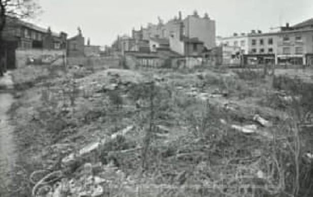 Frean Street towards Marine Street and (Old) Jamaica Road Bermondsey, c1950.  X..png