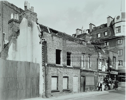 Snowsfields, Southwark, numbers 47-50. c1957.  1.  X..png