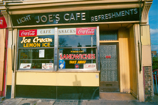 Old Kent Road, Joe’s Café,c1989.    X..png