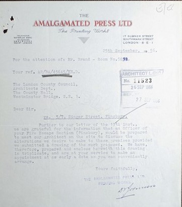 SUMNER STREET, AMALGAMATED PRESS LTD,1956.  X..jpg