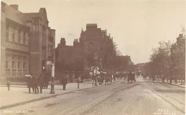 Borough Road, looking towards Borough High Street, I think that’s the library left.  1  X..png