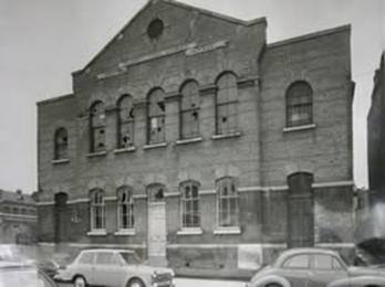 Vowler Street, Baptist Church Sunday School entrance, looking toward the Town Hall.  X..png