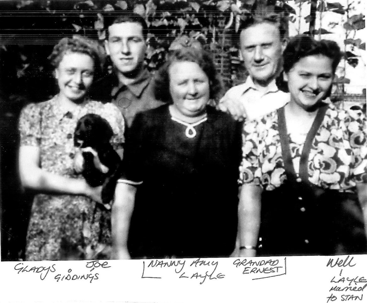 St Georges Way, outside number 66,  1940s.   X..jpg