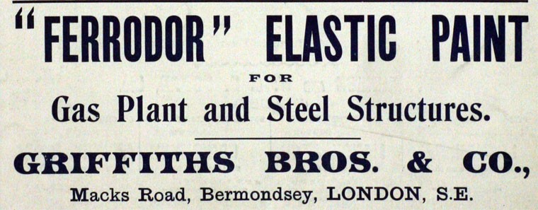 Griffiths Bros, Macks Road,Southwark Park Road.1908..jpg
