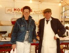 Maureen Hodges the fish lady in the Market Square down The Blue Southwark Park Road Bermondsey..jpg