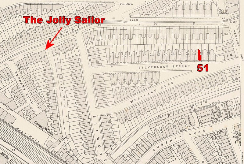 Misprint, that’s where the Jolly Gardeners Pub was not The Jolly Sailor Pub that was at 91 Lower Road, and was destroyed by a V1 flying bomb in 1944. Sir Garnet Wolseley Pub was on the right.jpg