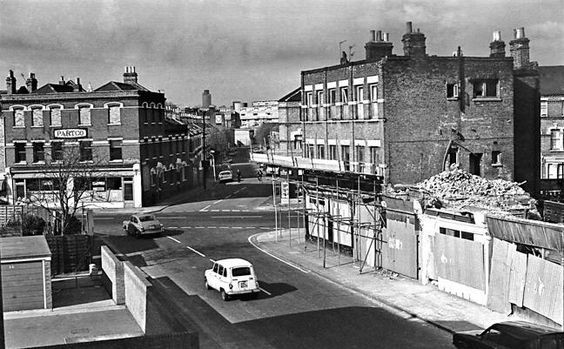 Havil Street Junction Southampton Way. Orange Tree Pub on the right of Havil Street which shut down in 1999. Rainbow Street is opposite..jpg