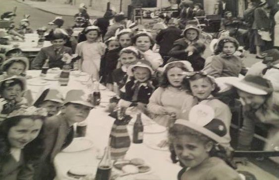 Olmar Street Bermondsey, Street Party for Queen's Coronation in June 1953.jpg
