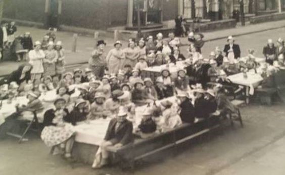 Olmar Street Bermondsey, Street Party for Queen's Coronation in June 1953,  3.jpg