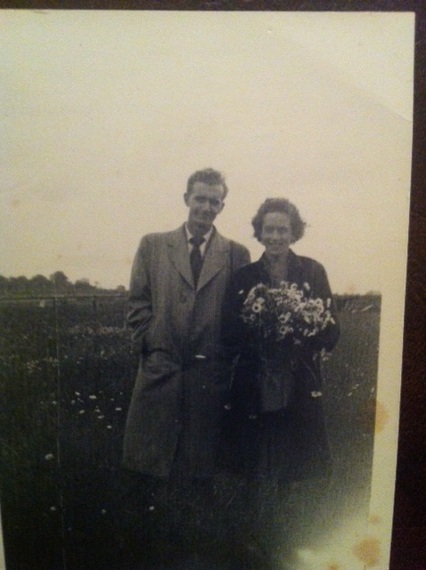 Sister Kath(Hamilton) & George Hazell,possible thier wedding day..jpeg