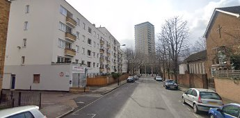 Parkers Row, Holy Trinity Church right,Oxley Street no longer there was on the left. 2018.  X.png