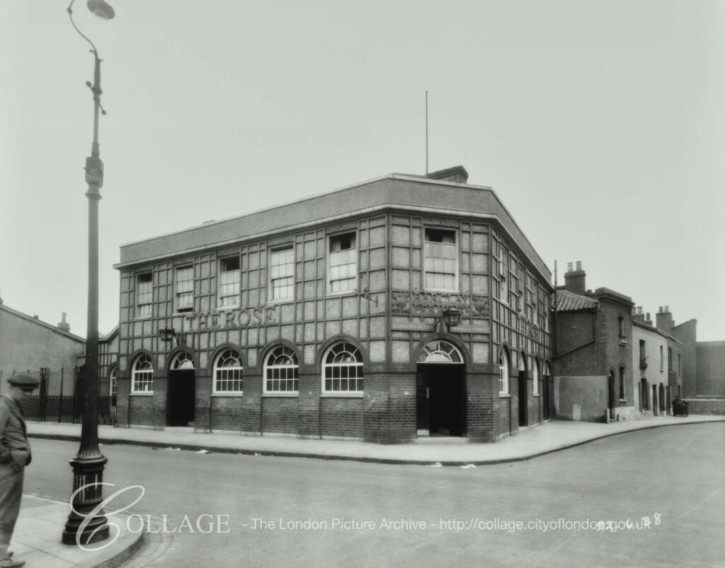 Edmund Street, Rose Public House c1938.  X.png