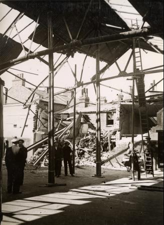 Old Kent Road Bus Garage, Bowles Road air raid damage 1940.  X.png