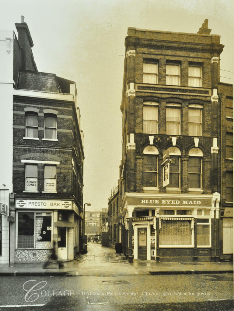 Borough High Street, Blue Eyed Maid, 1974,Chapel Court left.  X.png