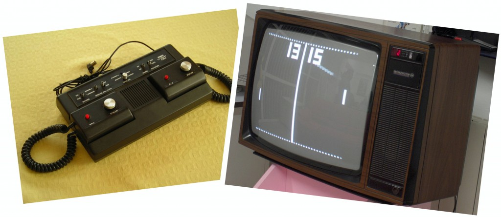 Pong virtual table tennis Pong was black and white tennis.  X.png