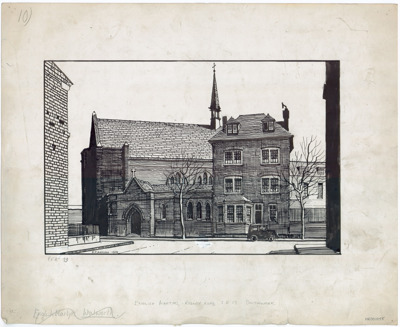 Rodney Road, 1939, The English Martyrs Church. X.png