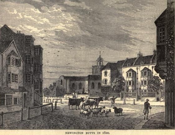 Newington Butts 1820.   X.jpg