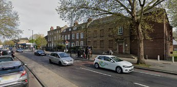 Jamaica Road 2020. Same location as the 1965 picture. Major Road left, Ben Smith Way right.   X.png