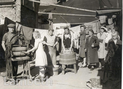 The Cut. Waterloo. 1942. Temporary Laundry.  X.png